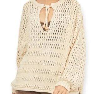 Zara Oversized Crochet Nautical Sweater - Size XS/S